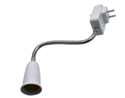 LEDの球根の電気スタンドのグースネックの携帯用適用範囲が広い鋼鉄管40g